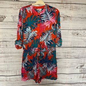 Jennifer Lopez tropical romper. Size XL
